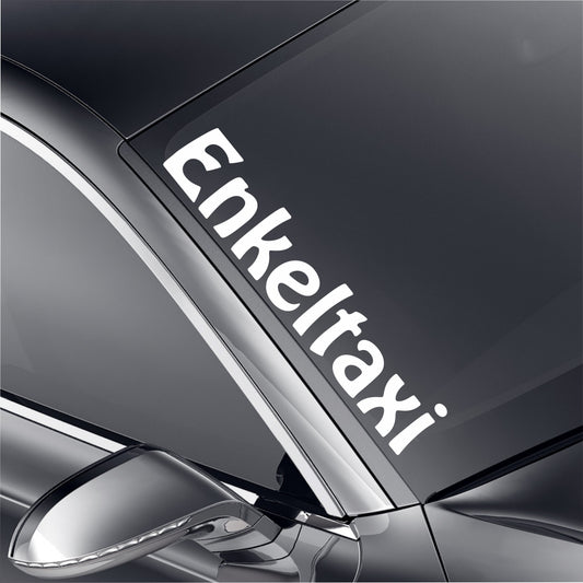 Enkeltaxi Aufkleber in 24 Farben 55x10cm