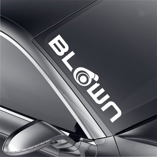 Blown Turbo Aufkleber in 24 Farben 55x11cm