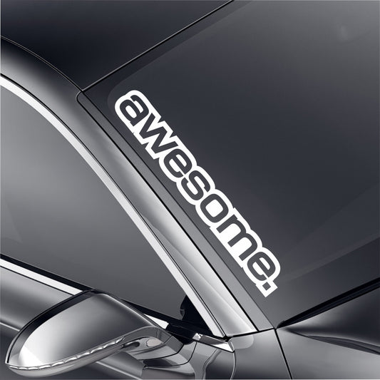 awesome Aufkleber in 24 Farben 55x7,5cm