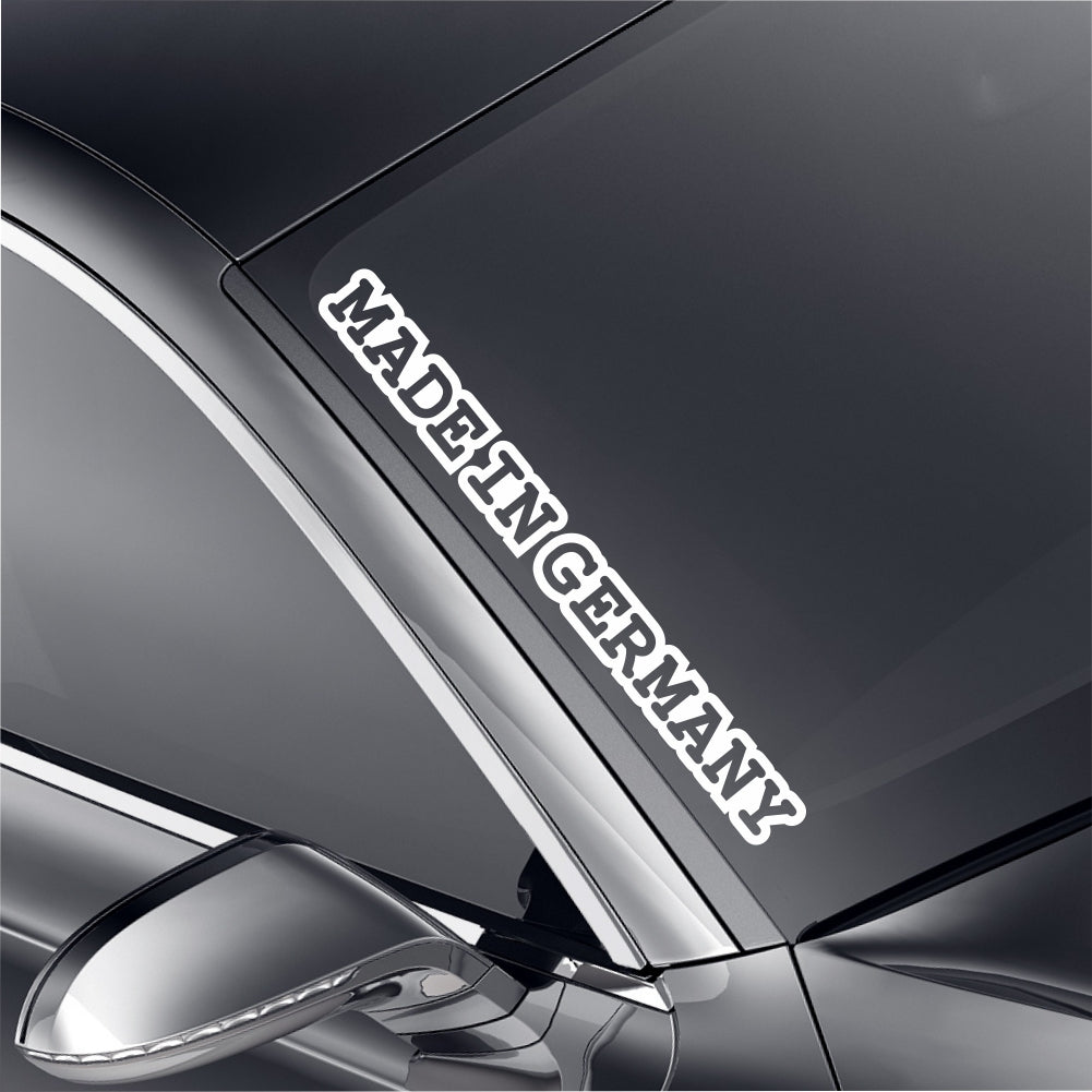 Made in Germany Aufkleber in 24 Farben 55x5,5cm