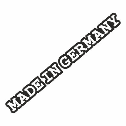 Made in Germany Aufkleber in 24 Farben 55x5,5cm