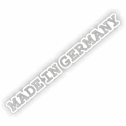 Made in Germany Aufkleber in 24 Farben 55x5,5cm