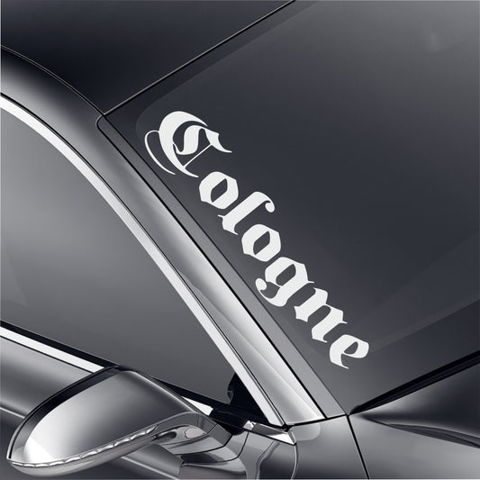 Cologne Aufkleber in 24 Farben 55x12cm