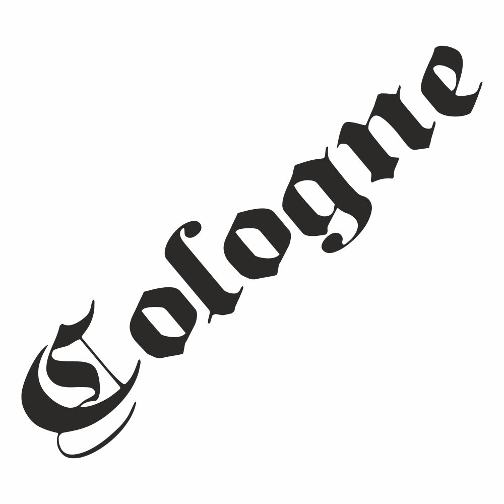 Cologne Aufkleber in 24 Farben 55x12cm