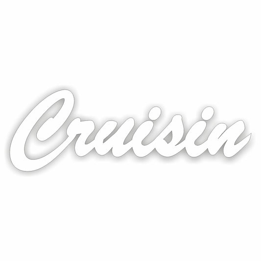 Cruisin Aufkleber in 24 Farben 13x4,5cm