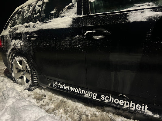 Instagram Aufkleber Wunschtext 3 Größen und 24 Farben